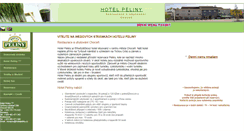 Desktop Screenshot of hotelpeliny.cz